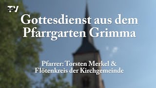 Gottesdienst aus dem Pfarrgarten Grimma 16 August 2020 [upl. by Rodavlas]