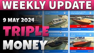 GTA 5 Triple Money This Week  GTA ONLINE WEEKLY UPDATE 30 Yacht Upgrades [upl. by Sapphire]