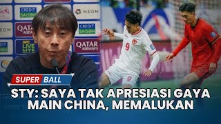 Peragakan Taktik Parkir Bus Shin Tae yong Tak Apresiasi Cara Main China untuk Kalahkan Indonesia [upl. by Ordnassela101]