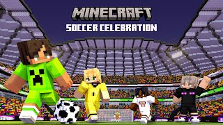 Minecraft Soccer Celebration Official Trailer [upl. by Asle298]