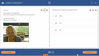 Luisteren examen A2 nieuw systeem 5 vragen [upl. by Yenruoj]