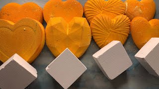 Fresh Edelrid Gym chalk blocks with yellow reformed hearts [upl. by Daberath679]