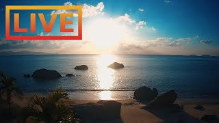 🔴 LIVE Daily sunset from Thong Yang Bungalows · Thailand  Koh Phangan [upl. by Llewxam202]