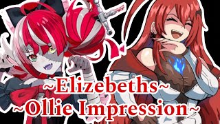 ERB Does an Incredible Ollie Impression【 Hololive  Kureiji Ollie  Elizabeth Rose Bloodflame 】 [upl. by Esenej544]