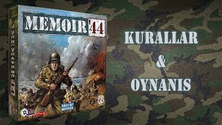 Memoir 44 Kutu Oyunu Türkçe  Kurallar ve Oynanış [upl. by Lleral]