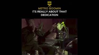 METRO BOOMIN EXPLAINS THE DEDICATION OF MAKING BEATSmetroboomin [upl. by Punak70]