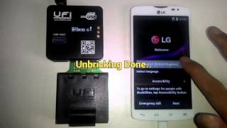 How to replace emmc LG D380 to 8GB using UFiBOX [upl. by Naihs]