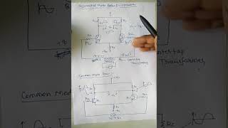 Transistorised Differential Amplifier Dual input balance output differential amplifier [upl. by Terces]