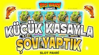 SLOT OYUNLARI  BİG BASS BONANZA KÜÇÜK KASA  DÜŞÜK BETLERLE OYNADIK HASANI ZIPLATTIK BİG WİN [upl. by Danielson]