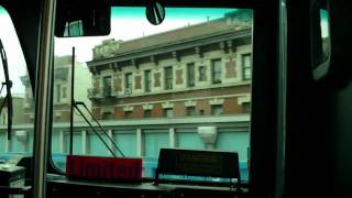 A ride on the M98 bus through the George Washington Bridge Bus Terminal [upl. by Waylon]