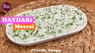 Orijinal Haydari Nasıl Yapılır  Tam Ölçülerle Haydari Tarifi  Meze Çeşitleri  Salata Çeşitleri [upl. by Thorvald746]