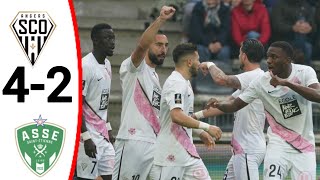 Angers vs StÉtienne 42 All Goals and Extended Highlights [upl. by Benis]