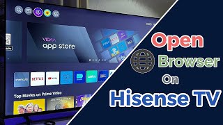 How to Open Browser on Hisense Vidaa Smart TV Two Easy Ways [upl. by Orten]