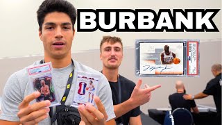 12000 SPORTS CARD TRADE  Burbank Card Show Vlog  Card Gains EP 33 [upl. by Ainej]