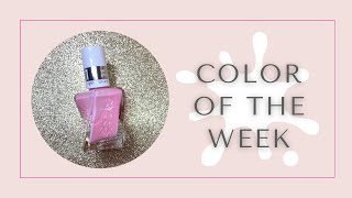 Polish Color Of The Week  Essie Gel Couture [upl. by Kieger]