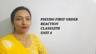 Pseudo First Order Reaction [upl. by Eatnad]