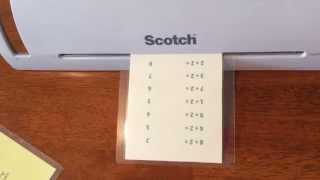 Scotch laminator for homeschool [upl. by Mateya454]