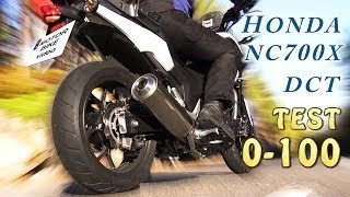 Honda nc700x Acceleration test 0100 kmph DCT vs Clutch [upl. by Mendez390]