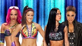 WWE 2K16 Round2 Aj Lee amp Tamina vs Bayley amp Sasha Banks [upl. by Nibas704]