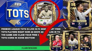 TOTS VINICIUS 98 FREE 9799 LA LIGA TOTS PLAYERS FOR EVERYONE FC MOBILE 24 [upl. by Weight]