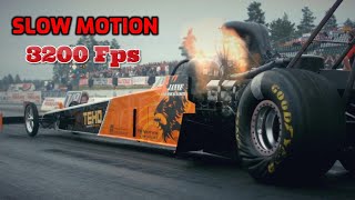 Top fuel dragster acceleration and tire slow motion 3200 Fps [upl. by Anedal]