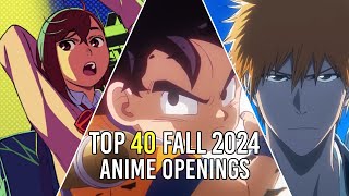 My Top Fall 2024 Anime Openings [upl. by Ssitruc]