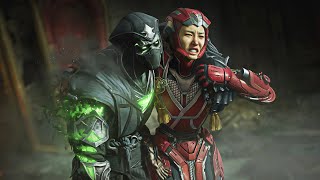 Sektor rescues Noob Saibot from Prison Sektor Tower Ending  Mortal Kombat 1 Khaos Reigns [upl. by Naashom]