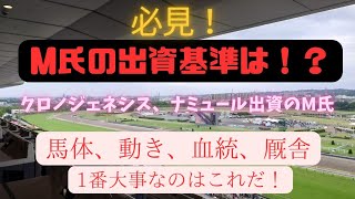 【 回収率約500！クロノジェネシス、ナミュール出資のM氏！】M氏自身が出資する際何を重視しどのように馬を選んでいるのか？を話します！ [upl. by Dnilasor]