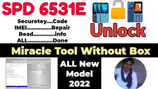 SPD 6531E Flash Tool Without BoxMiracle Tool SPD UnlockSPD imei Repair Format Reset Code [upl. by Ahsienauq622]