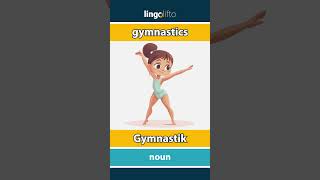 🇬🇧🇩🇪 gymnastics  Gymnastik  vocabulary builder  learn English  Lernen wir Englisch [upl. by Drescher]