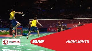 YONEX All England Open 2018  Badminton MD  QF  Highlights  BWF 2018 [upl. by Clarine]