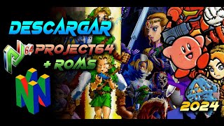 Como Descargar e Instalar el Emulador de Nintendo Project 64 2024 [upl. by Enihsnus]