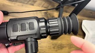 Quick Tips How to zero the Bering Optics Yoter Hogster Vibe Thermal Rifle Scopes [upl. by Carolann]