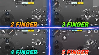 New🔥 Best Setting 2 Finger 3 Finger 4 Finger 5 Finger Control CODE Fastest Player  PUBG BGMI [upl. by Akli]