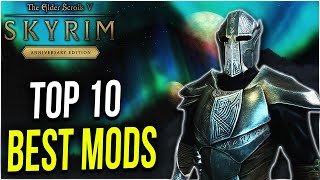 Skyrim Anniversary Edition  10 BEST Mods that Wont Break Your Game hopefully [upl. by Ayotnom]