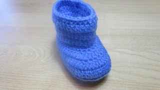 crochet uncinetto scarpina tutorial [upl. by Erik]