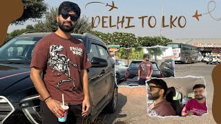 Delhi to Lucknow 🏎️ Part 1  Diwali Holiday [upl. by Norvin274]