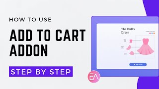 How to Add and use Add To Cart addon on Elemento Addons for Elementor [upl. by Aeel]