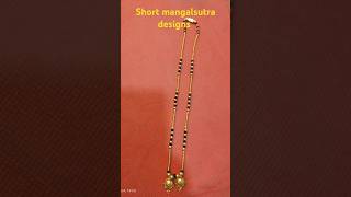 How to make short mangalsutra designs with saubhagya mangalsutra youtube channel viral shorts [upl. by Karab]