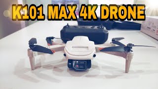 K101 MAX DRONE REVIEW  K101 Max 4k Drone [upl. by Aiker345]