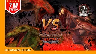 Spino VS T Rex VS I Rex  Dinosaurs Battle Special dinosaur dinosaurs jurassicworld [upl. by Nanek]