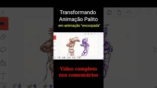 INCRÍVEL  transformando stick fight em luta anime  flipaclip tutorial [upl. by Einnov447]