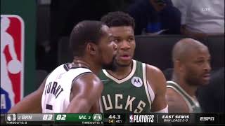 Nets vs Bucks GAME 3 Highlights Last 3 minutes 4th Quarter  2021 NBA Playoffs [upl. by Ketchum]