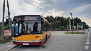 MZA Warszawa  Solaris Urbino 12 III 1855 🚍213 🎵Most🎵 OPIS [upl. by Skardol]