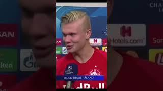 Erling Haaland Funny Interviews haaland interview [upl. by Chance541]