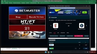 New Software BetMaster HtFt 100 Analysis uefa championsleague europe [upl. by Etnauq]