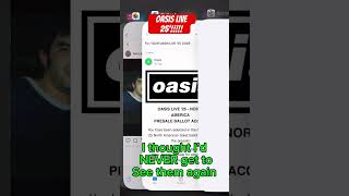 Scored Presale Tickets For Oasis’s Usa Tour Live 25 OASIS shorts oasis oasisreunion [upl. by Nnyliak]