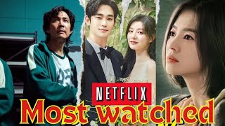 MostWatched KDramas on Netflix Top 10 by Millions of Hours Viewed Best Korean Drama Kdramas [upl. by Dorrahs]