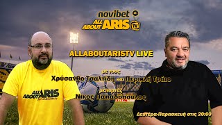 Novibet AllAboutARIS TV LIVE ΔΕΥΤΕΡΑ 21023 [upl. by Regan531]