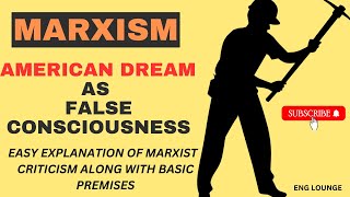 Marxism  Fundamental premises  Base and Superstructures  Reality of American Dream [upl. by Edaw]